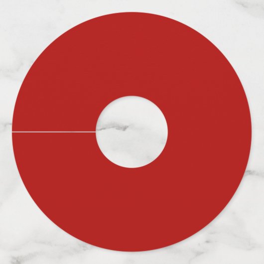 Kerstverlichting Wijnglaslabel (Achterkant)