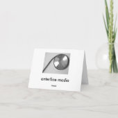 Kerstverlichtings schedel kaart (Achterkant)