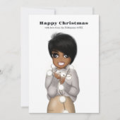 Kerstverlichtingsgroet Feestdagenkaart (Voorkant)