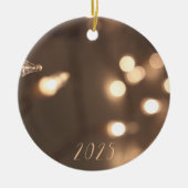 Kerstverlichtingsornament Keramisch Ornament (Voorkant)