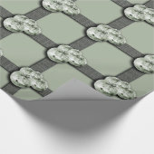 Kerstverloopdesign feestdagen snowflake cadeaupapier (Hoek)