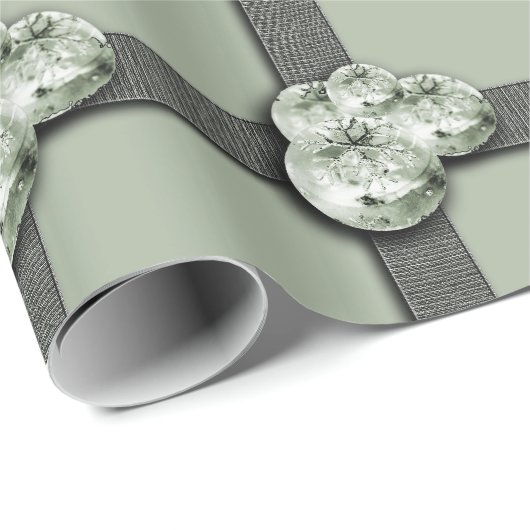 Kerstverloopdesign feestdagen snowflake cadeaupapier (Rol Hoek)