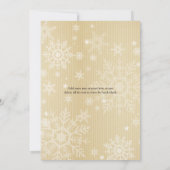 kerstVerloving Ring Wreated Vrijgezellenfeest Kaart (Achterkant)