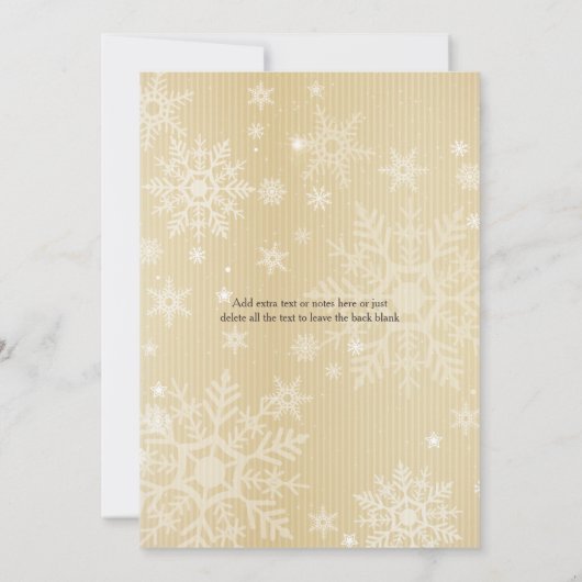 kerstVerloving Ring Wreated Vrijgezellenfeest Kaart (Achterkant)