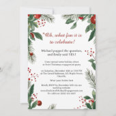 kerstverlovingsfeest kaart (Voorkant)