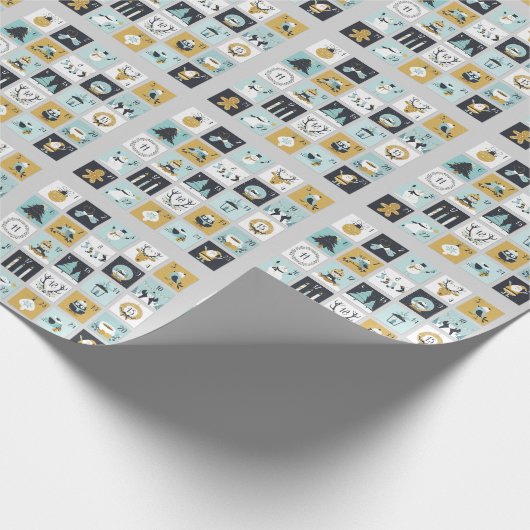 Kerstvermaak Cadeaupapier (Hoek)