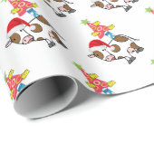 Kerstverpakken Koe Landkaas Cadeaupapier (Rol Hoek)