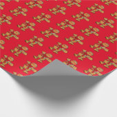 Kerstverpakken Papier-ontbijtkoek Cadeaupapier (Hoek)