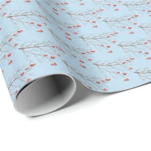 Kerstverpakken papier-winterBerry Cadeaupapier