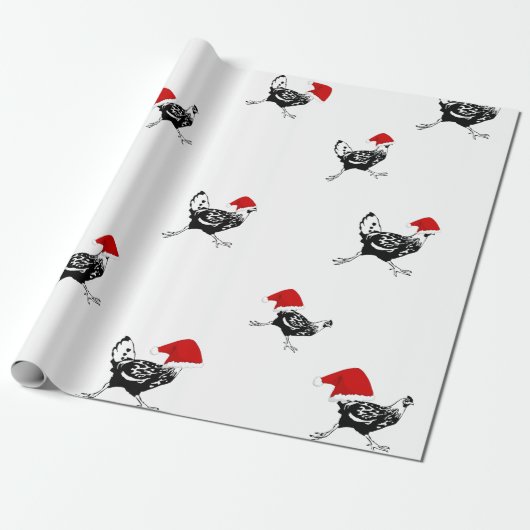 Kerstverpakken van papier voor kerstkerstkerstmand (Uitgerold)