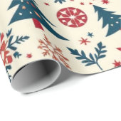 Kerstverpakking - Papier  kleuren (Rol Hoek)