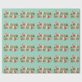 Kerstverpakkings papier
