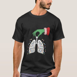 Kerstverpleegkundige Ademhalingstherapeut Longboom T-shirt