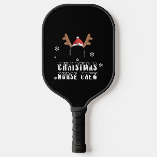 Kerstverpleegkundige, rendierbaars, CNA-verpleegst Pickleball Paddle (Voorkant)