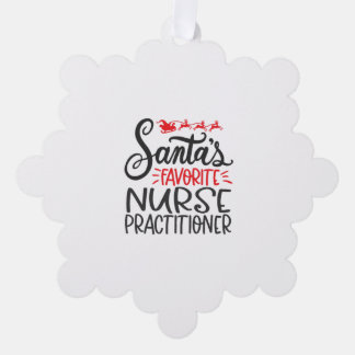 kerstverpleegkundige, verpleegkundige np ornament kaart