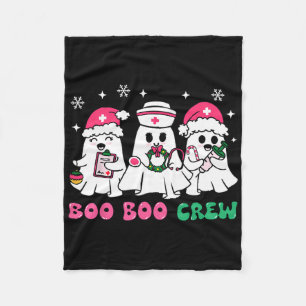 Kerstverpleegster Boo Boo-bemanning Spook-sinterkl Fleece Deken