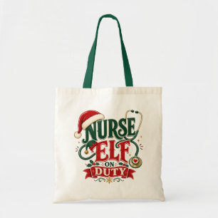Kerstverpleegster Elf Tote Bag