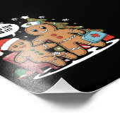 Kerstverpleegster peperkoek man heb je geprobeerd  foto afdruk (Hoek)