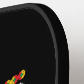 Kerstverpleegster Ugly Christmaser Vintage Kerstmi Pickleball Paddle (Links Detail)