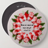 Kerstvers Button (Voorkant /achterkant)