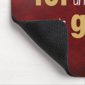 kerstvers met rood muismat (Hoek)