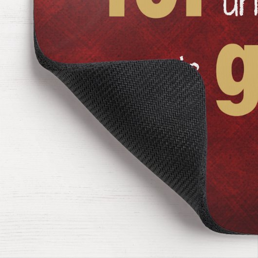 kerstvers met rood muismat (Hoek)