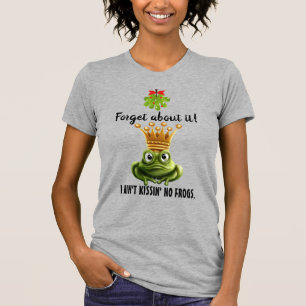 Kerstversie zonder kikker kussen t-shirt