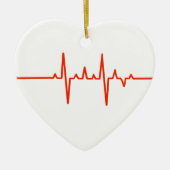 Kerstversieel hartchirurg keramisch ornament (Voorkant)