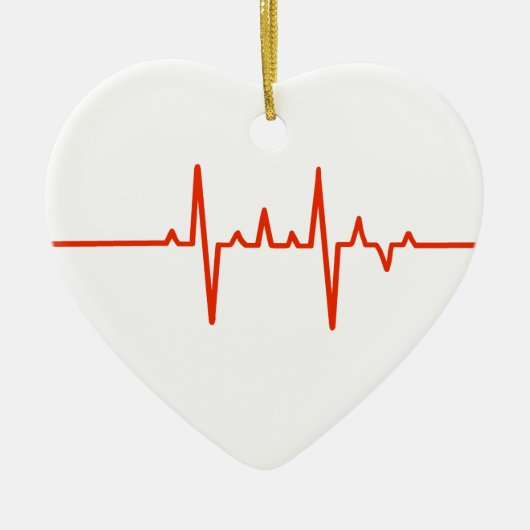 Kerstversieel hartchirurg keramisch ornament (Voorkant)