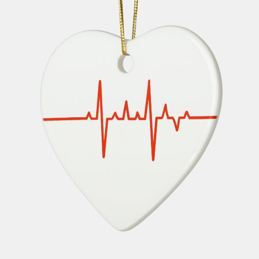 Kerstversieel hartchirurg keramisch ornament (Links)