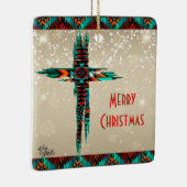 Kerstversieel van het zuidwesten keramisch ornament (Rechts)