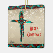 Kerstversieel van het zuidwesten keramisch ornament (Links)