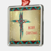 Kerstversieel van het zuidwesten metalen ornament (Links)