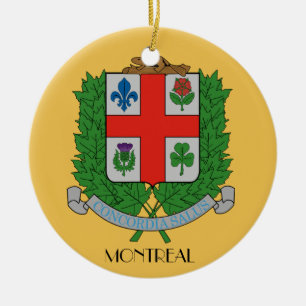 Kerstversieel van Montreal Quebec Keramisch Ornament