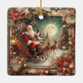  kerstversier keramisch ornament (Achterkant)