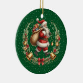  kerstversier keramisch ornament (Rechts)