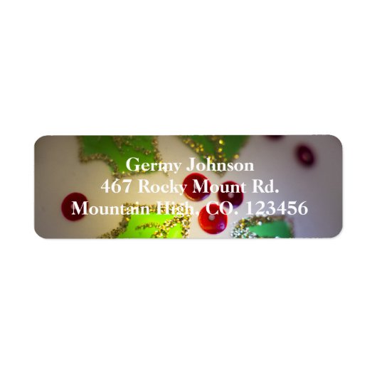 Kerstversiering 11 etiket (Voorkant)