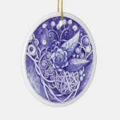 kerstversiering 1 keramisch ornament (Rechts)