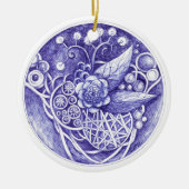 kerstversiering 1 keramisch ornament (Voorkant)