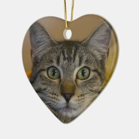 kerstversiering: 1e kat keramisch ornament (Links)