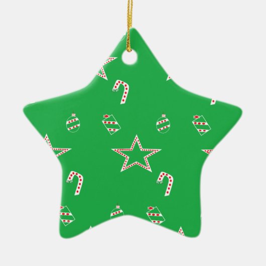 Kerstversiering 2024 keramisch ornament (Voorkant)