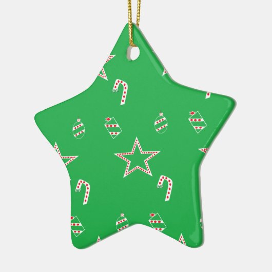 Kerstversiering 2024 keramisch ornament (Links)