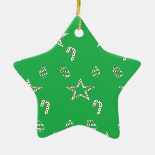 Kerstversiering 2024 keramisch ornament (Achterkant)