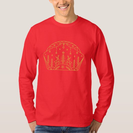 kerstversiering 2 t-shirt (Voorkant)