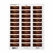 Kerstversiering 5 etiket (Full Sheet)