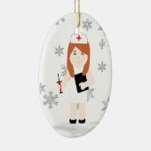 kerstversiering 5 van de luie zuster keramisch ornament (Rechts)