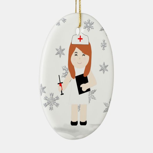 kerstversiering 5 van de luie zuster keramisch ornament (Rechts)