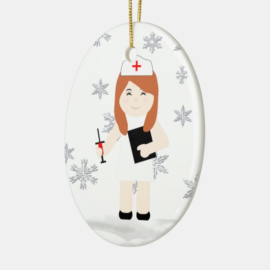 kerstversiering 5 van de luie zuster keramisch ornament (Links)