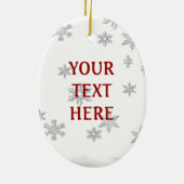 kerstversiering 5 van de luie zuster keramisch ornament (Achterkant)