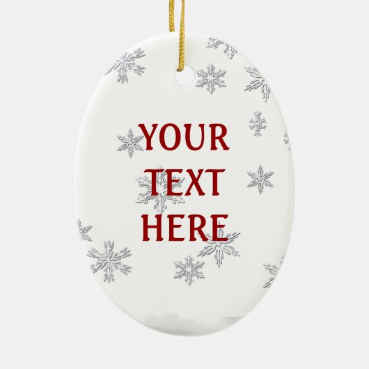 kerstversiering 5 van de luie zuster keramisch ornament (Achterkant)